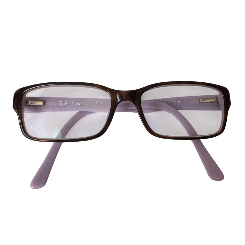 Ray Ban Eyeglasses RB 5169 5240 52 16 140 Purple Brown‎ Rectangular Frame